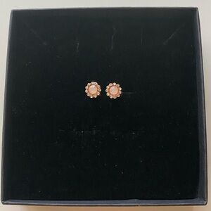 Elegant Pink Stud Earrings